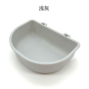 Hanging Pet Bowl Plastic <b>Cat</b> Dog <b>Feeder</b> Light Green Square Shape XQQ1227 - Product Image 3