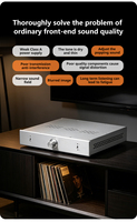 Préamplificateur haute fidélité BRZHIFI JC2 FET, circuit Mark Levinson, audio stéréo domestique, boîtier en aluminium argenté
