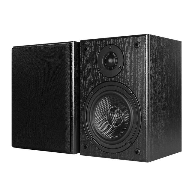 HIFI Stereo Two-Way Crossover Passive Wooden Bookshelf Speaker for Home Audio Home Theatre system