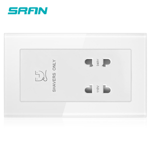 New Type 146*86mm Shaver <strong>Socket</strong> for Hotel for <strong>Bathroom</strong> Wall <strong>Socket</strong> - Product Image 1
