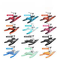 Vélo aquatique gonflable personnalisable pour 1-2 personnes, pédalo flottant, vélo aquatique gonflable à une place pour la mer, à vendre