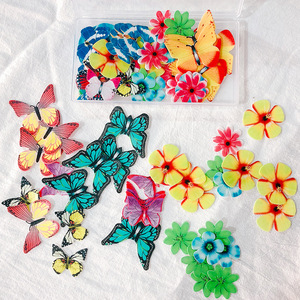Promozione Wafer misto di carta di riso <span class=keywords><strong>torta</strong></span> forniture di fiori Cupcake decorativo di carta di riso per la decorazione della festa di nozze - Product Image 1