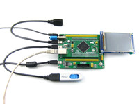 Papan pengembangan Waveshare STM32 STM32F407IGT6 HS/FS Ethernet NandFlash JTAG/SWD LCD USB KE UART B617
