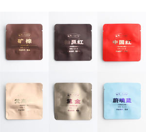 Mini sachets en aluminium carrés refermables, sachets en mylar avec fermeture éclair pour le stockage des aliments - Prêt à être expédié - Product Image 2