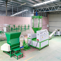 Machine de fabrication de granulés de mousse plastique EPS automatique, fabriquée en Chine, à vis simple motorisée, haute vitesse, production de 50-70 kg/h