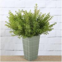 Plante Artificielle à l'Aspect Naturel, Décoration de Jardin Blanche, Fleurs Réalistes, Bouquets de Fleurs, Matériel Plastique Écologique