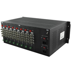 Convertidor <span class=keywords><strong>de</strong></span> <span class=keywords><strong>medios</strong></span> <span class=keywords><strong>de</strong></span> <span class=keywords><strong>fibra</strong></span> <span class=keywords><strong>de</strong></span> 16 ranuras 2U MINI chasis <span class=keywords><strong>de</strong></span> servidor - Product Image 2