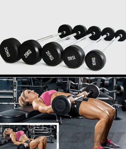 Barre de musculation en acier chromé à chaud pour usage commercial, avec poignée antidérapante confortable et capacité de charge intégrale, idéale pour hommes. - Product Image 1