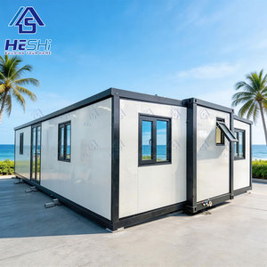 Casa Contenedor Prefabricada Plegable de 20 y 40 Pies con Estabilidad Estándar, 1, 2, 3, 4, 5 Dormitorios, Baño Plegable, Hogar Portátil, Villa - Product Image 1