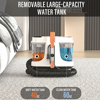 Nettoyeur de tapis multifonction 500W, aspirateur eau et poussière haute puissance, extracteur de taches profondes pour tissus, machine d'extraction de tapis