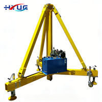 Système de vérins hydrauliques trépieds sur mesure de 90 tonnes utilisés pour le levage d'avions