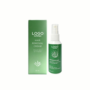Crema Depilatoria Natural de Aloe Vera 60ml Sin Dolor Acción Rápida en 5min Crema Depilatoria para Zonas Íntimas Corporales Venta al por Mayor OEM - Product Image 2
