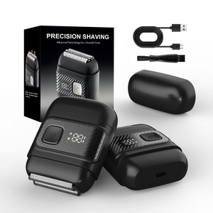 เครื่องโกนหนวดไฟฟ้าแบบกันน้ำ ใช้ได้ทั้งแบบเปียกและแห้ง OEM ODM สำหรับผู้ชาย แบบฟอยล์ ชาร์จไฟได้ พร้อมที่เล็มเครา - Product Image 1