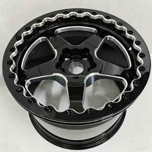 Jantes forgées sur mesure 18x12 18x10 pouces 5x120.65 1 pièce noire usinée avec bec de cygne pour course de dragsters pour Chevrolet Corvette Grand Sport - Product Image 6