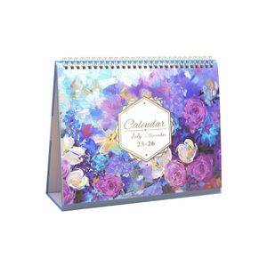 Planificador creativo de papel, <span class=keywords><strong>calendario</strong></span> Industrial Manual, carpeta de alambre, planificador de cuero Pu, <span class=keywords><strong>calendario</strong></span> de Ramadán para decoración de mesa - Product Image 2