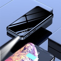 Meilleure Vente : Batterie Externe Portable de Voyage 20000mAh Double USB à Charge Rapide avec Chargeur Universel UK 10W, Noir Bleu (Boîtier pour Téléphone)