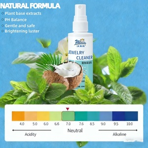 Nettoyant pour bijoux en or et argent 100ML Solution concentrée non toxique jetable pour le nettoyage de l'argent Nettoyage des appareils ménagers - Product Image 4