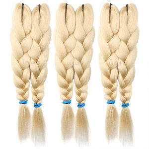 Échantillon Gratuit - Deux Paquets d'Extensions de Cheveux Synthétiques Pré-Étirés de 48 Pouces (170g) pour Tresses Africaines, Fibre Haute Température - Product Image 3