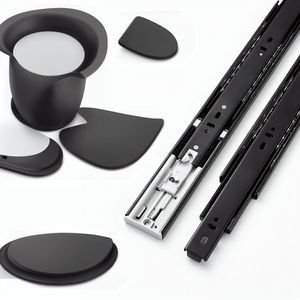 Rail coulissant pour tiroir robuste avec <span class=keywords><strong>amortisseur</strong></span> de choc pour système de rangement de tiroir coulissant pour <span class=keywords><strong>armoire</strong></span> de <span class=keywords><strong>cuisine</strong></span> - Product Image 6