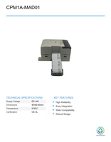 Module d'extension analogique I/O O-M-R PLC CPM1A-MAD01 d'occasion pour unités de contrôle de système CNC et automatisation industrielle