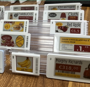 ESL 1.3นิ้ว1.54นิ้ว1.8นิ้วขนาดโรงงาน E-Ink 4สีป้ายราคาดิจิตอล ESL epaper ป้ายอิเล็กทรอนิกส์ - Product Image 6