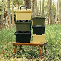 Conteneur de rangement pour outils de plein air étui à munitions étanche caisse de munitions boîte Portable en plastique dur noir valise à outils BF-ZDX01