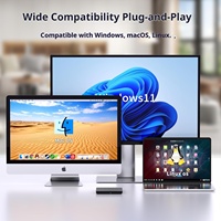Venta al por mayor de fábrica REPRODUCTOR DE CD-ROM externo con bandeja de caché de 2MB tipo lectura/escritura para Windows 7-11 y portátiles MAC (negro)
