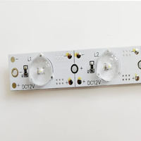 Barre de module de rideau double face à suspension centrale 6500K pour éclairage de deux côtés, bande LED, vente chaude en usine