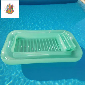 Bán buôn nước hồ bơi bơm hơi nổi giường cho mùa hè Inflatable thuộc da giường với cốc chủ - Product Image 2