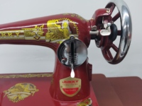 Machine à coudre à point droit à aiguille simple JA2-1 Red Lion, tête métallique domestique, studio de couture pour les besoins de base en couture