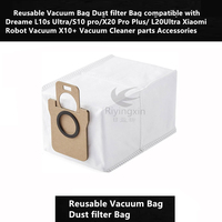 Sac à poussière de remplacement pour aspirateur robot Dreame L10s Ultra/S10 pro/X20 Pro Plus, sac filtrant non tissé, sac à déchets