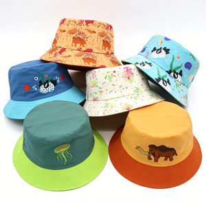 BightSun Striped Handmade Crochet Sun Hat Unisex Hollow-Woven Casual Fisherman Bucket Hat UV-Protection Outdoor Daily - Product Image 1