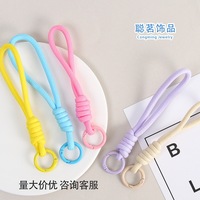 Dragonne détachable colorée en paracorde, ouvrable, avec anneau de fixation pour téléphone portable, clés, sac à dos et couteau