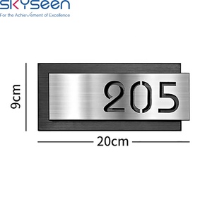 Targhetta Adesiva in Acciaio Inox <span class=keywords><strong>per</strong></span> Numero di Stanza d'Albergo da Skyseen, Vendita all'Ingrosso - Product Image 3
