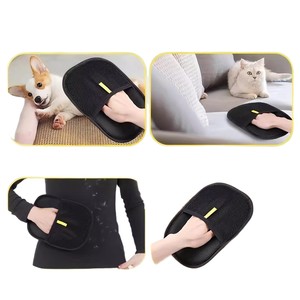 Gant électrostatique pour enlever les poils d'animaux Jilai, noir, polyester, pour chien, chat, nettoyage des peluches, outil de toilettage, 1 pièce - Product Image 1