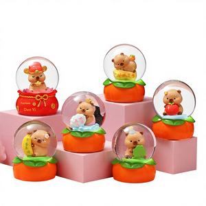 Nueva Bola de Cristal con Diseño de Cerdito y Oso de la Suerte, Adorno Brillante, Regalo Creativo <span class=keywords><strong>para</strong></span> Estudiantes, Pequeña Sorpresa <span class=keywords><strong>para</strong></span> Niños - Product Image 1