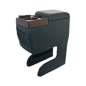 Factory Direct Sell Universal Car Armrest Box with Large Space and Ashtray Storage Box Interior Kits PVC Material - Product Image 1