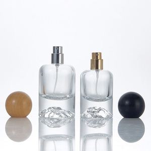 Luxury <b>30ml</b> 50ml 100ml <b>Perfume</b> <b>Bottle</b> with Volcano Base and Pump Sprayer Cap <b>Perfume</b> Spray <b>Bottle</b> Custom logo Printed - Product Image 3
