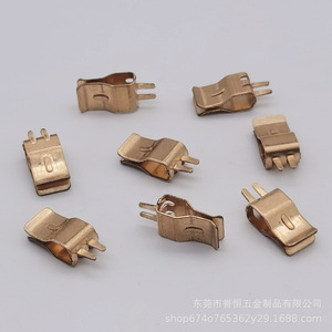 Piezas Metálicas Estampadas Yuheng, Insertos de Latón, Contactos de Enchufe para Componentes Electrónicos, Cobre Puro, Herrajes de Alta Precisión - Product Image 1