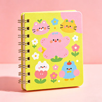 Cuaderno de Dibujos Animados Súper Lindo, Libreta Pequeña de Anime, Agenda 2026, Diario con Espiral, Cubierta con Bolígrafo, Papelería Personalizada
