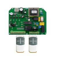 YET868-V2.0+YET2132 Récepteur de télécommande de porte à 2 canaux, récepteur RF pour porte coulissante, 315/433mhz, kit de télécommande à code d'apprentissage