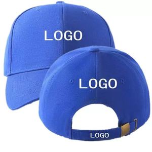 Vendita calda 6 pannello cappello da uomo in bianco cotone papà berretto personalizzato Logo ricamato cappellino da Baseball per le donne adulte - Product Image 1