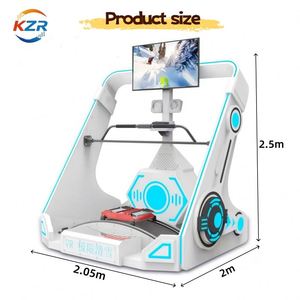 Simulateur de ski VR, machine de jeu de ski extrême en réalité virtuelle pour divertissement en salle, équipement de jeu sportif VR - Product Image 4
