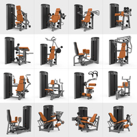 Appareil de musculation commercial BFT Fitness à charge guidée pour exercices d'abduction/adduction des cuisses intérieures/extérieures et des fessiers