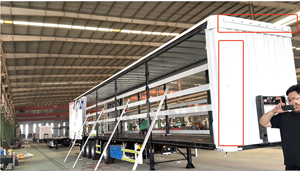 Sur mesure 1000x1000D 30x30 Curtainside Camion <span class=keywords><strong>Remorque</strong></span> Corps Coulissant Côté Rideau Bâche avec Accessoires - Product Image 6