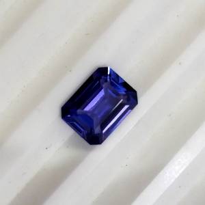 พลอย tanzanite ทรงเหลี่ยมเพชรพลอยหลวมสีฟ้าสำหรับทำเครื่องประดับอัญมณีจำนวนมาก - Product Image 1