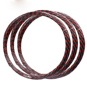 Ruban de pêche en Nylon/<span class=keywords><strong>fibre</strong></span> <span class=keywords><strong>optique</strong></span> polyester à 3 noyau, 5 m, câble en acier, tresse de poisson, 6mm - Product Image 5
