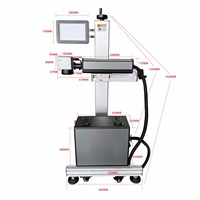 Machine de marquage laser à fibre Yaomatec, code QR, date, logo, numéro de lot, imprimante CIJ pour métal, acier inoxydable, aluminium