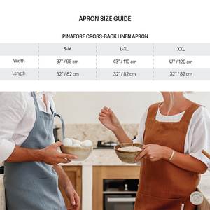Japanese Cross Back Pinafore Linen Apron No Ties Women's Bib for Chef Food Cooking Washed Design - Product Image 5