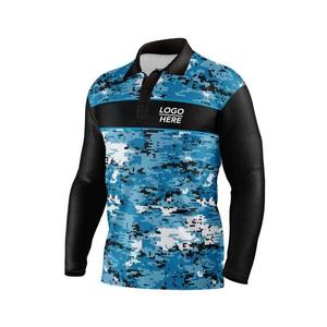 แห้งเร็วระบายอากาศเสื้อตกปลาแขนยาวออกแบบเองหน้ากากคลุมด้วยผ้าตกปลา Hoodie ตกปลาสวมใส่ผู้ชายกันน้ํา - Product Image 1